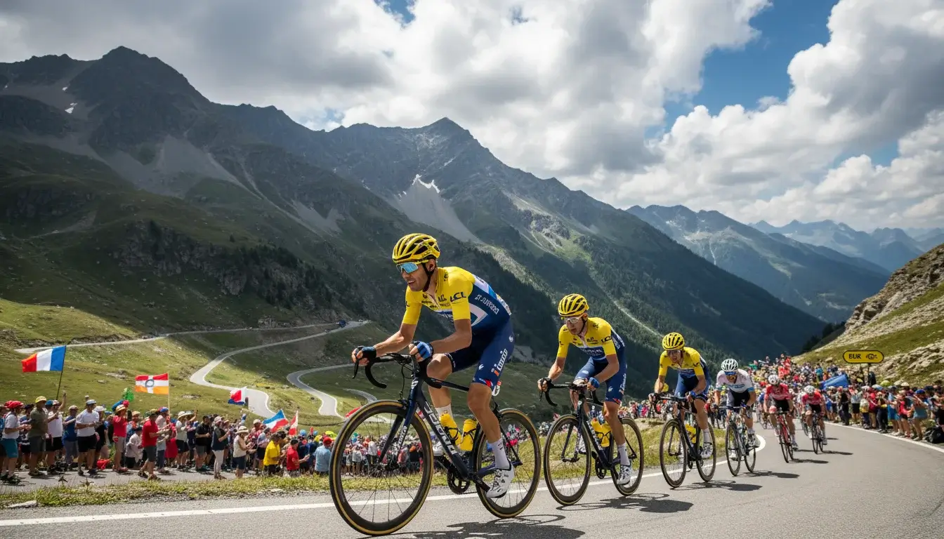 Live wedden tijdens een Tour de France bergetappe