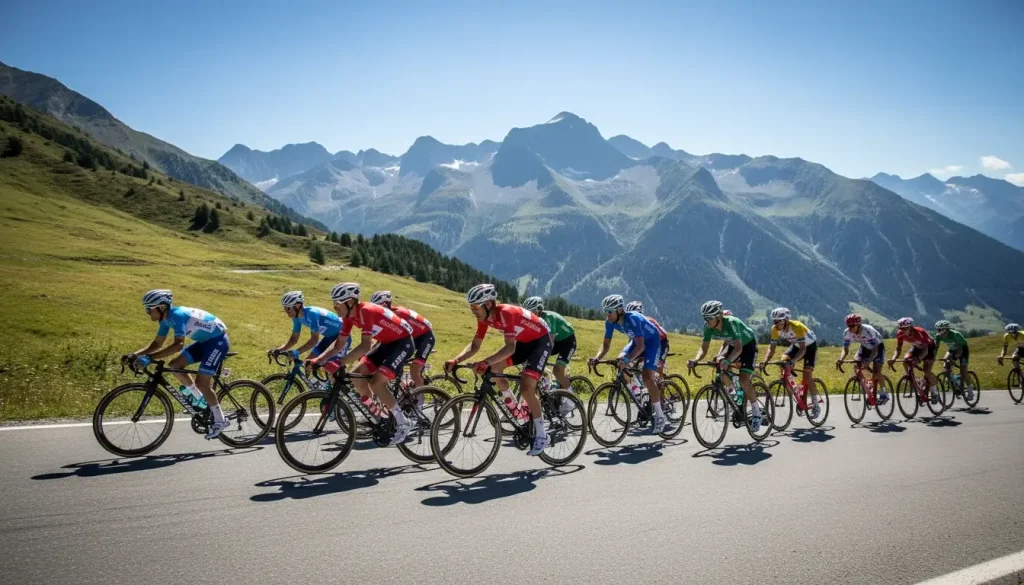 Wielrenners in peloton tijdens Tour de France etappe - soorten weddenschappen