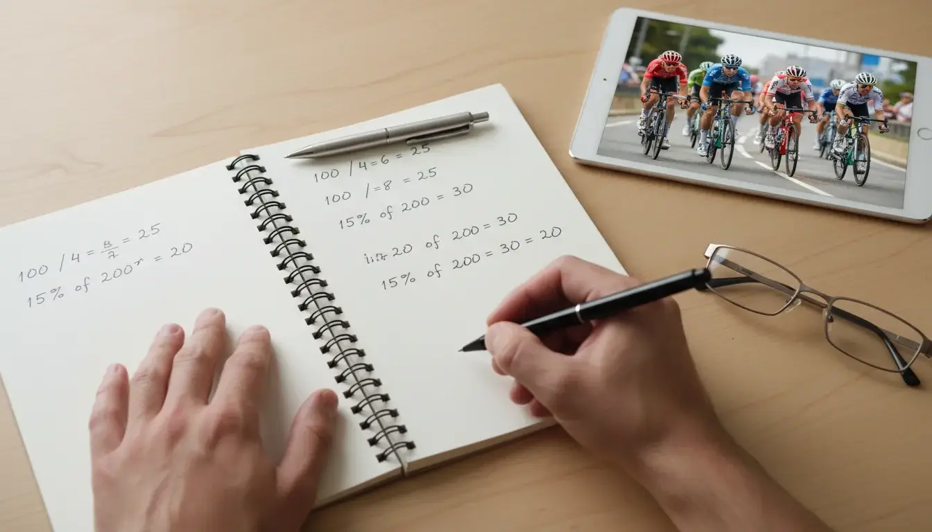 Voorbeeld van odds berekening bij wielrenweddenschappen